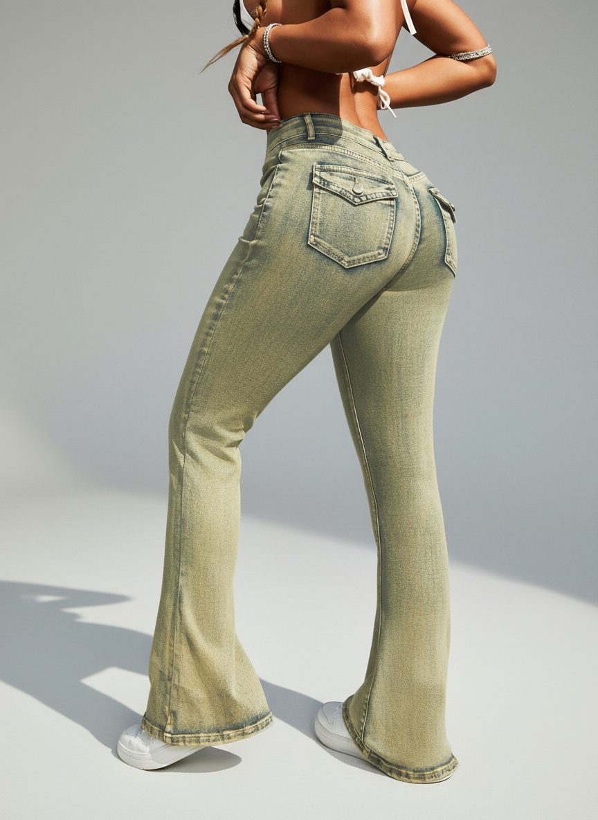 Desert Bloom Bootcut Jeans